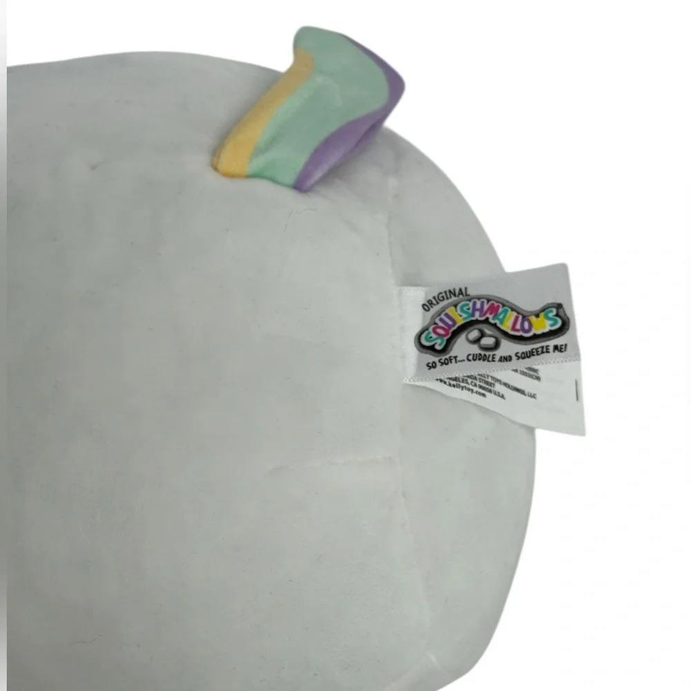 NWT Squishmallow Micky the White & Pink Unicorn W/Sleepy Eyes 8